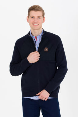 Мужской темно-синий трикотажный кардиган Неожиданная скидка в корзине - U.s. polo assn фото 7