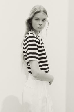 Cardigan de manga corta