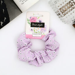 Цена за 4 шт. Резинка для волос «Орбита», элит цветочки, 8 см, МИКС