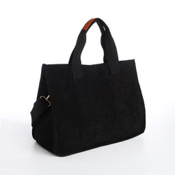 Сумка молодёжная на молнии, цвет чёрный - Simaland фото 7