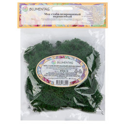Blumentag BMSR-50 Мох стабилизированный окрашенный 50 г  5 г №01 салатовый  фото 12