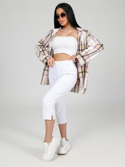 IV-CAPRIZ Финикс - бриджи из футера с лайкрой  фото 9