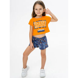 Комплект футболка кулирка, шорты кулирка с лайкрой 7038100102 - Youlala фото 3