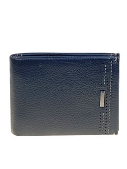 Портмоне мужское из натуральной кожи, цвет черный