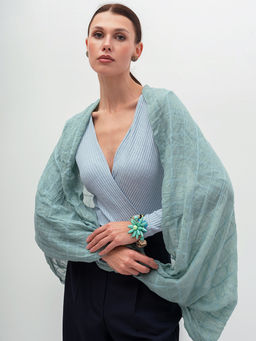 Шарф 75х150 см SVB-0195M-1 - Tantino фото 5