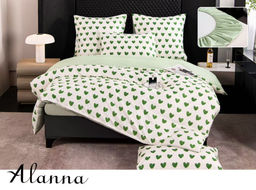 КПБ Alanna Мунайс на резинке по кругу ALAMUR042 2 спальный