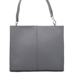 TH9320 dark grey, женская кожаная сумка "Тоут" Barcelo Biagi