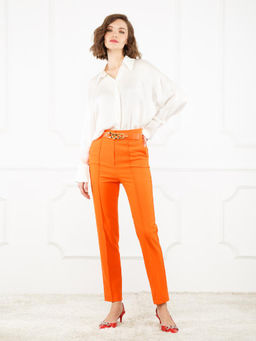 Брюки женские ZZ-WT030326-25 bright orange - Eleganzza фото 4