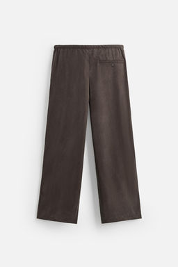 RELAXED FIT FLOWING TROUSERS - Zara фото 7