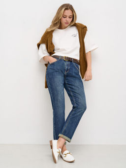 Джинсы женские синие Bochetti