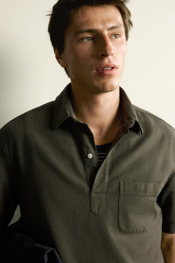 CAMISA POLO REGULAR FIT / Khaki