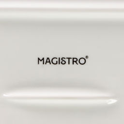 Блюдо для запекания Magistro Бланш, 35.522 см, фарфор, белое  фото 5