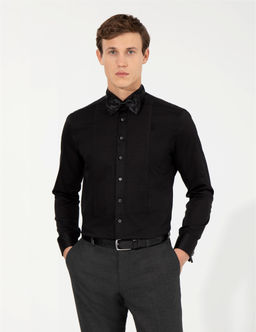 Siyah Slim Fit Smokin G_mlek - Pierre cardin фото 3