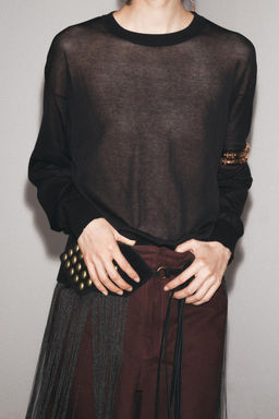 EXTRA-FINE KNIT TOP - Zara фото 7