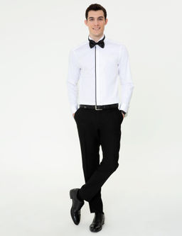 Beyaz Slim Fit Smokin G_mlek - Pierre cardin фото 4