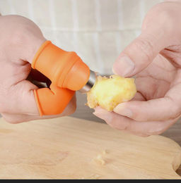 Садовый нож на палецы, силиконовый секатор