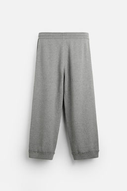 STITCH DETAIL JOGGER TROUSERS - Zara фото 7