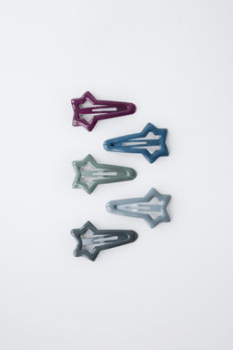 FIVE-PACK OF STAR HAIR CLIPS - Zara фото 4