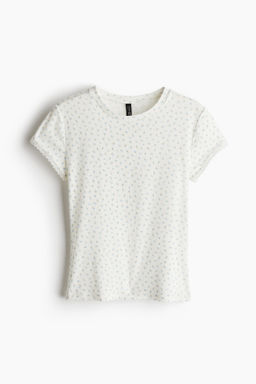 Camiseta de canal? con ribetes de encaje