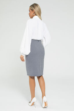 Юбка Лаура (сине-белая) Ю12871-8М - Lt collection фото 2