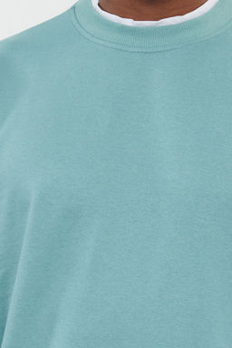 TRENDYOL MAN Mavi Regular/Normal Kesim Sweatshirt TMNAW22SW0658 - Trendyolmilla фото 3