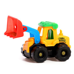 Набор тракторов Весёлая стройка, инерционные, в наборе 6 шт., цвет МИКС - Автоград фото 6