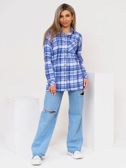 Туника женская, цвет голубой