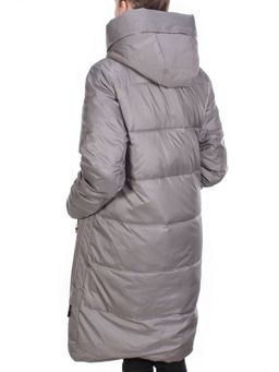 2211 DARK GREY Пальто зимнее женское LYDIA (200 гр. холлофайбер) - Фабричный китай фото 5