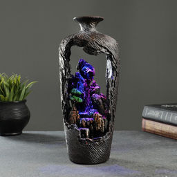 Подставка для благовоний TAKE IT EASY «Ваза», набор благовоний конусы, стелющийся дым, 29×13×12 см