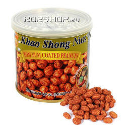 Арахис со специями Том Ям Кхао Шонг/Khao Shong (ж/б), Таиланд, 140 г