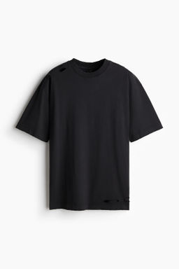 Camiseta con efecto desgastado Oversized Fit - H&m фото 3