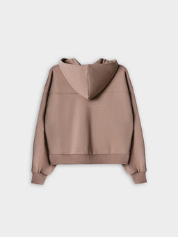 Толстовка женская бежевая на молнии - Mark formelle фото 11