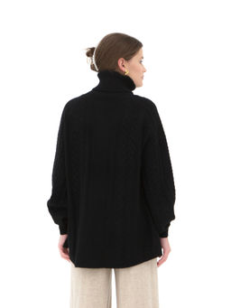 Свитер из пуха яка 5056 черный