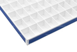 Демонстрационный бокс (витрина) на 60 ячеек Синий LEUCHTTURM 344051