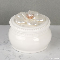 Шкатулка керамика 7,5х7,5х6 см / TC6003 /уп 144/