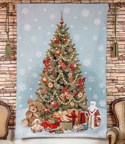 С новым годом- гобеленовое панно