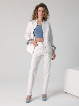 25214 Жакет белый