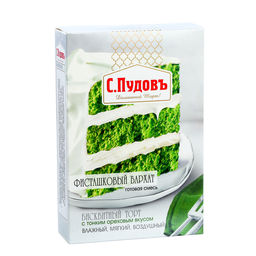 Торт «Фисташковый бархат» С.Пудовъ, 400 г