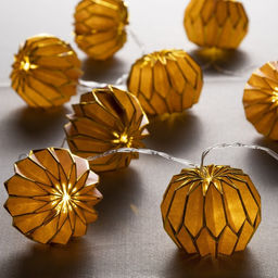 УЦЕНКА Гирлянда Нить 2 м с насадками Фиолетовый фонарик, IP20, прозрачная нить, 10 LED, от батареек AAх2, свечение тёплое белое - Luazon lighting фото 4