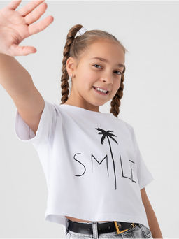 Футболка Пальма детская белый - София фото 5