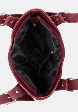 Сумка Модель №1457 | кожзам | гладкий | бордовый | Р831-43 | 31356 - L-craft фото 5