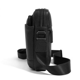 Мужская сумка, кожа, MIRONPAN 91172 Черный