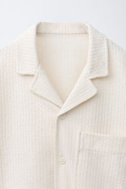 CAMISA TEXTURA R?STICA / Crudo