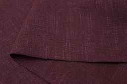 Крапива Рами (Ramie)-диагональ, цв.Темная вишня, ш.1.4м, крапива-100%, 240гр/м.кв - Купава фото 3