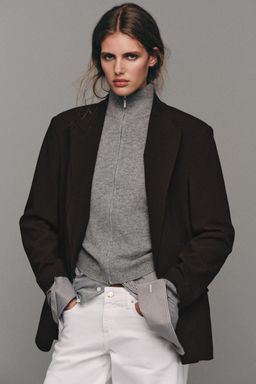 BLAZER CRUZADA OVERSIZE / Marr?n - Zara фото 3