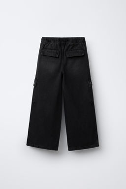 DENIM CARGO TROUSERS - Zara фото 2