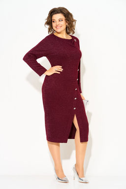 Платье Liliana 1501-Р бордо  фото 5