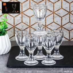 Рюмка 6 штук 15 мл гладкая / RS-41 /уп 48/ Минзурка - ГалеонТрейд фото 5