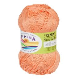 Пряжа ALPINA XENIA 2 100% мерсеризованный хлопок 10 шт. х 50 г 240 м  10 м