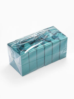 Набор коробочек подарочных 6 шт. под набор «Премиум», 10×10 см, синий, зелёный